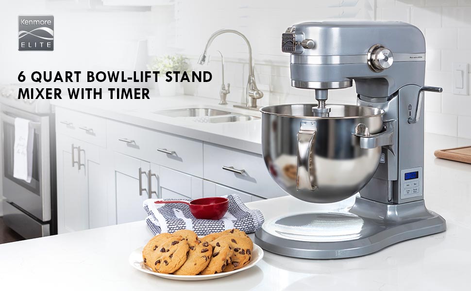 KENMORE Kenmore Elite HeavyDuty 6 Qt BowlLift Stand Mixer 600W, with